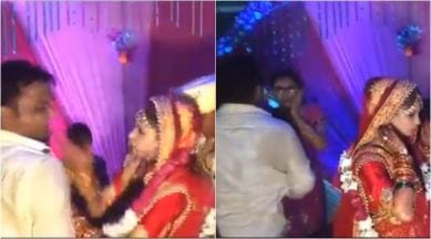 Savage bride' video is viral, but no one spotted the woman who is slapped |  Trending News,The Indian Express