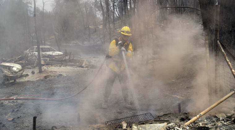 California wildfire, california fire, Redding wildfire, Carr fire, wildfire death toll, Yosemite valley fire, deadly fire, California wildfire claimed 6 lives, World News, Indian Express