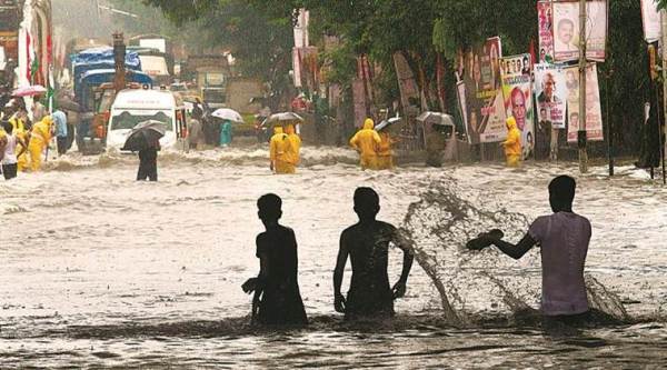 Mumbai Records Seasons Highest 24 Hour Rain Mumbai News The Indian Express 9808