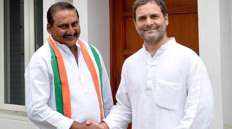 Former Andhra Pradesh CM Kiran Kumar Reddy returns to Congress fold