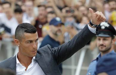 Juventus news: Cristiano Ronaldo joins team-mates to launch brand