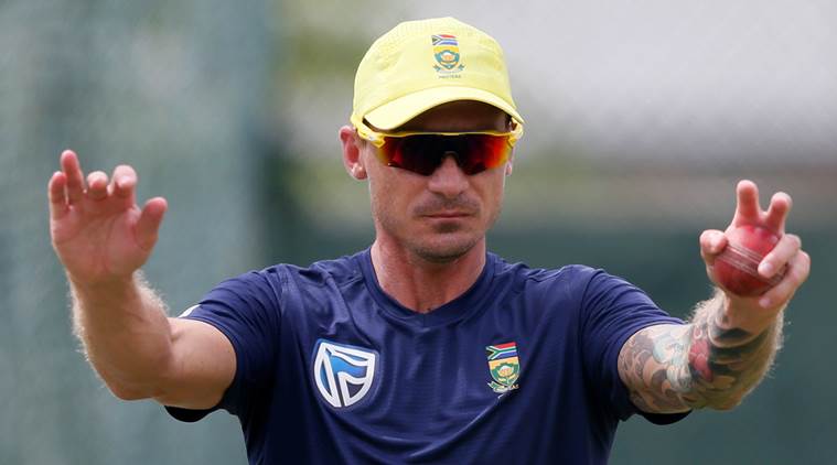 South Africa's fast bowler Dale Steyn stretches during a practice session ahead of their second test cricket match against Sri Lanka