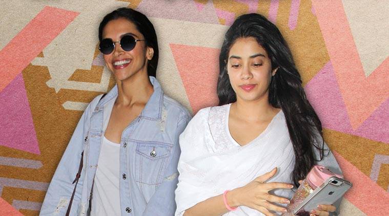 Deepika Padukone, Deepika Padukone latest photos, Deepika Padukone fashion, Deepika Padukone airport style, Janhvi Kapoor latest photos, Janhvi Kapoor Dhadak fashion, Raveena Tandon latest haircut, indian express, indian express news