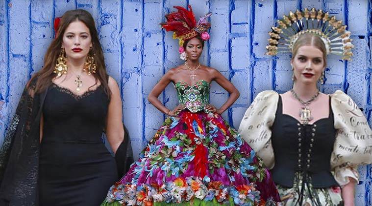 Dolce and Gabbana fashion show: Naomi Campbell, Ashley Graham, Lady Kitty  Spencer walk the ramp | Lifestyle News,The Indian Express