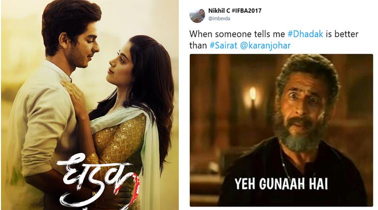 Dhadak movie review: The Janhvi Kapoor-Ishaan Katter film gets trolled with  hilarious memes | Trending News,The Indian Express