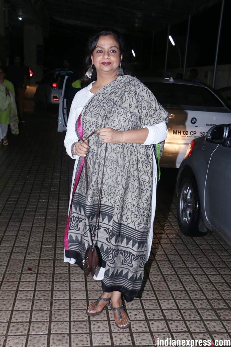 Neelima Azeem at the dhadak screening