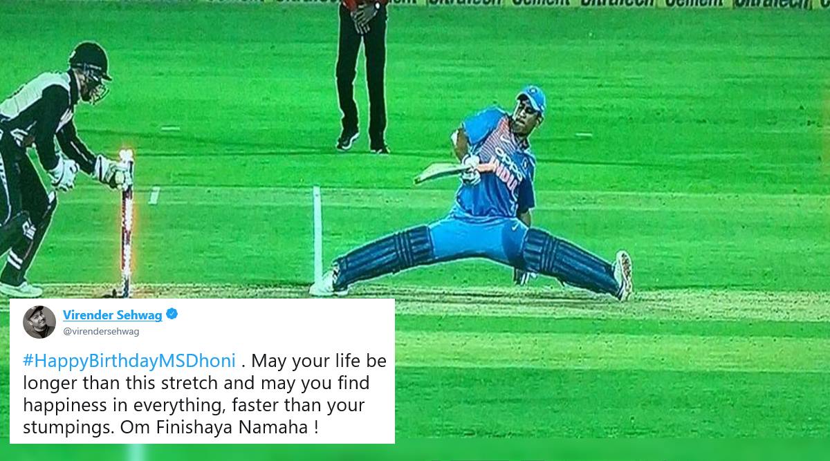 Happy Birthday MS Dhoni: Virender Sehwag's punny wish wins hearts ...