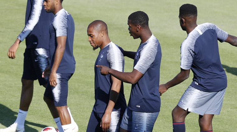 Djibril Sidibe, Djibril Sidibe France, Djibril Sidibe World Cup 2018, Djibril Sidibe injury, sports news, football, Indian Express