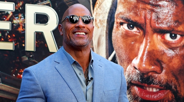 Dwayne Johnson premiere images 