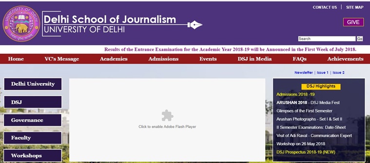 DU Journalism exam 2018: Results to be declared this week at dsj.du.ac ...