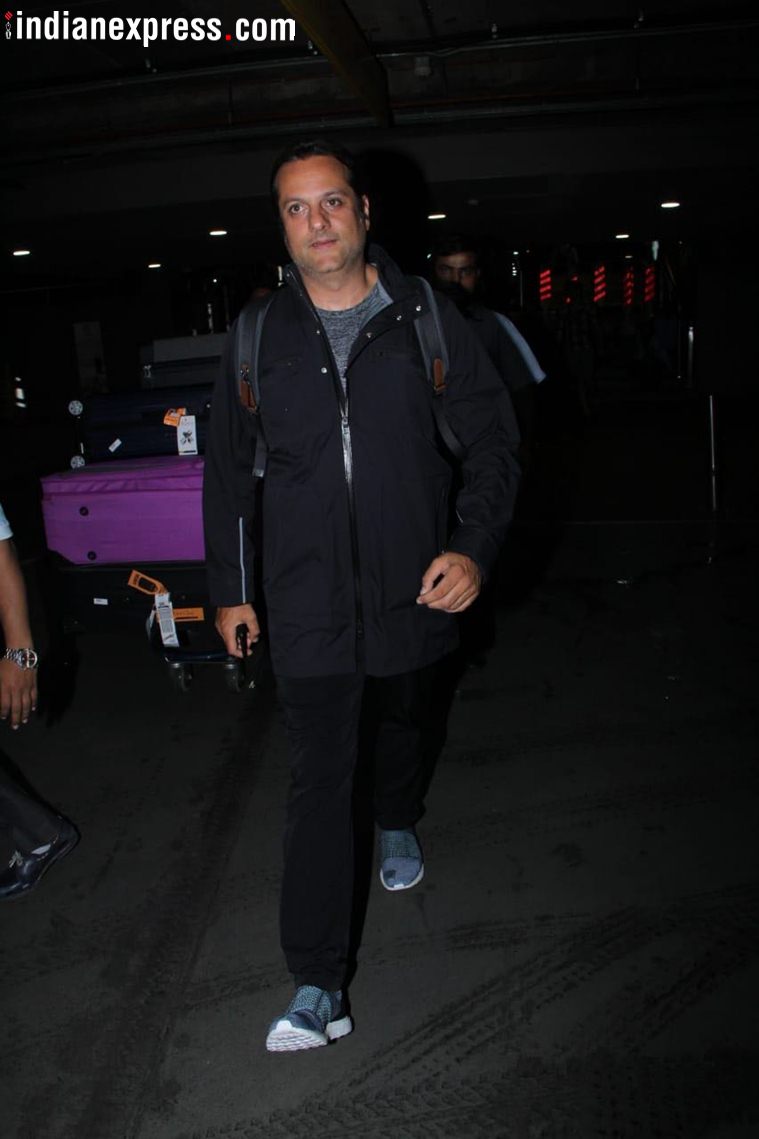 fardeen khan spotted at the airport