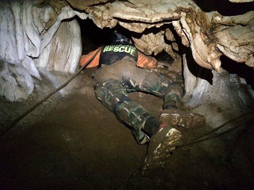 Long rescue ahead for Thai soccer team trapped in cave