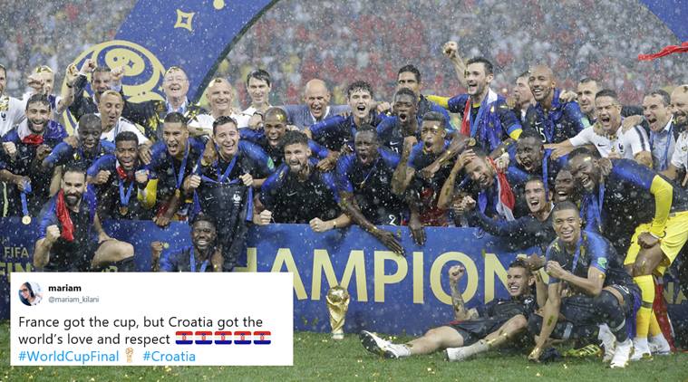 Tilpasning Sodavand Fedt France won the cup, Croatia won hearts: Netizens celebrate FIFA World Cup  Final | Trending News,The Indian Express