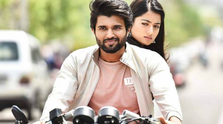 geetha govindam blue and white shirt