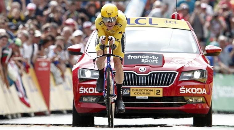 Geraint Thomas, Geraint Thomas news, Geraint Thomas updates, Geraint Thomas tour de france, tour de france win, sports news, Indian Express