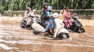 telangana, telangana heavy rains, telangana rainfall, telangana water logging, india news, Indian express news