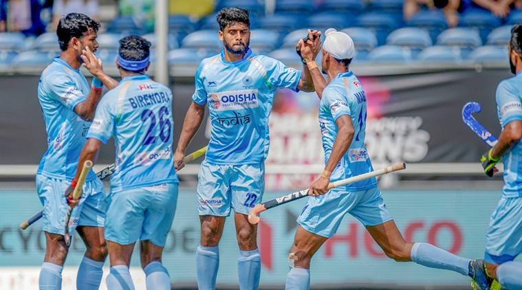 India vs Australia, Ind vs Aus, Australia India, PR Sreejesh, Champions Trophy, sports news, hockey, Indian Express