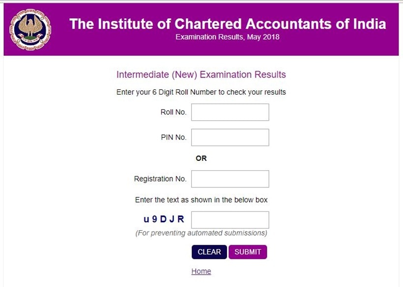 icai.nic.in, icai inter result, icai ipcc result, icai intermediate may result 2018, icai result, inter result 2018 may
