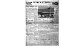 indian express, front page of indian express, Indian express forty years ago, indian express july 10, 1978