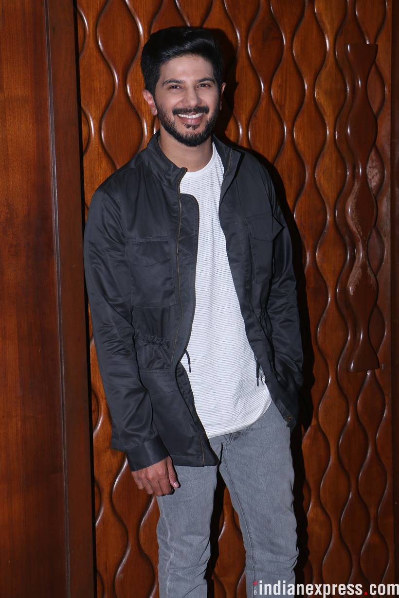 dulquer salmaan promotes karwaan
