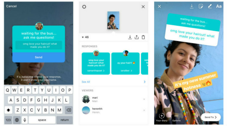 Download Instagram's new stickers will now let you ask questions in Stories | Technology News,The Indian ...