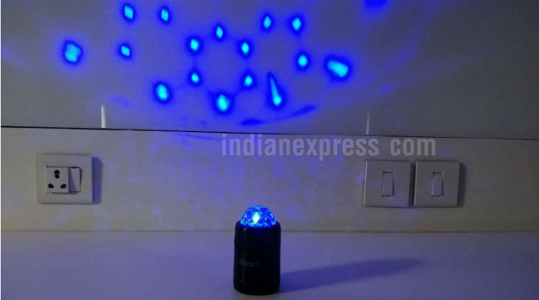 small speaker with lights