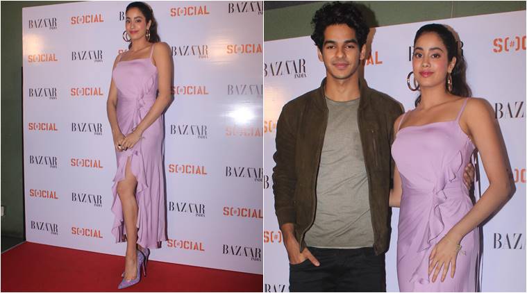 Janhvi Kapoor looks ball room ready in her lilac Prabal Gurung