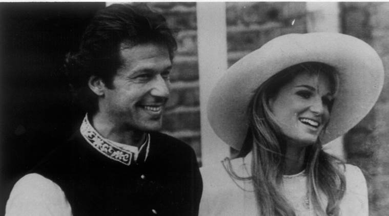 Imran Khan and Jemima Khan.