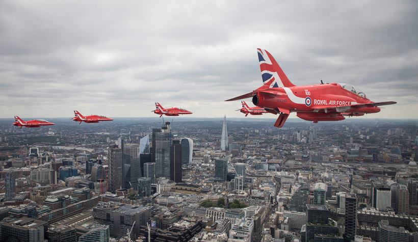 Queen Elizabeth pays tribute to mark 100 years of Royal Air Force