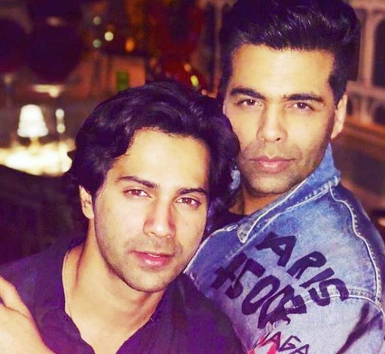 Karan Johar with Varun Dhawan