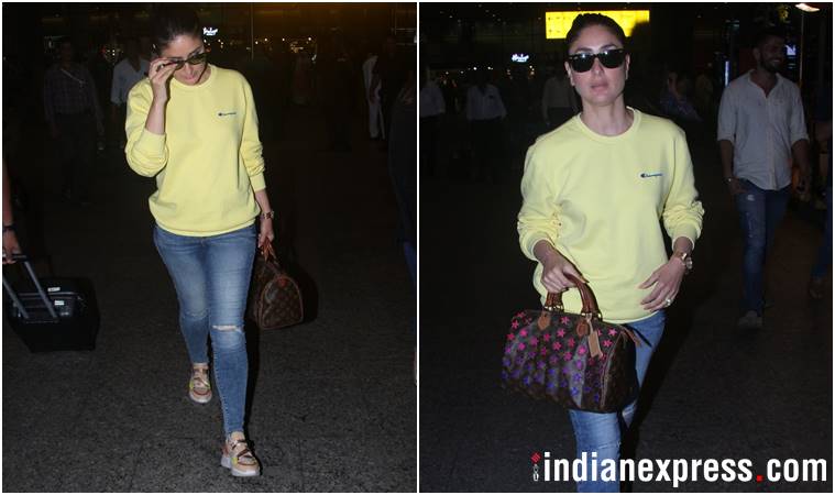 Best airport seems, Best airport look bollywood, Deepika Padukone, kareena kapoor khan, yami gautam, janhvi kapoor, celebrity mode , bollywood fashion, Indian express, new Indian Express 