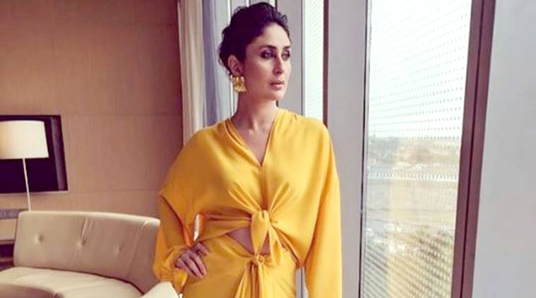 Kareena Kapoor is resplendent in yellow dress with risque slit for Good  Newwz promotions - India Today