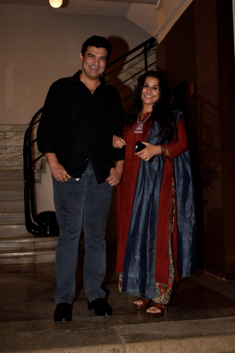 Vidya Balan and Siddharth Roy Kapur karwaan prereelase party