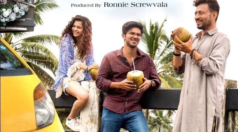Mithila Palkar, Dulquer Salmaan and Irrfan Khan movie photo