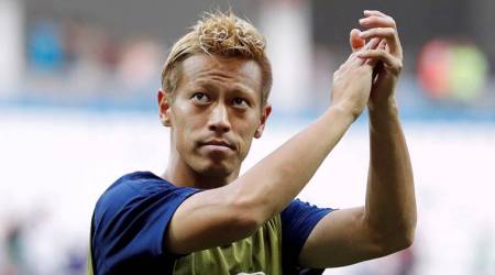 Keisuke Honda Japan, Japan Keisuke Honda, FIFA World Cup 2018, Keisuke Honda retirement, sports news, football, Indian Express