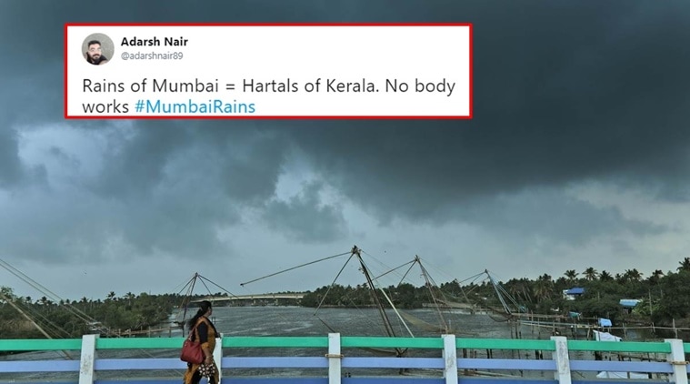 mumbai rains, kerala rains, rains in India, Mumbai rains, India rains, Heavy rains in India, Mumbai Kerala heavy rains, Mumbai Bengaluru Kolkata rains, Kolkata rains in India, Kolkata Mumbai rains, All over India rains funny, Indian express, Indian express news