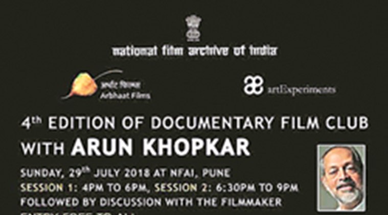 Pune: NFAI to screen Arun Khopkar’s documentaries at daylong film ...