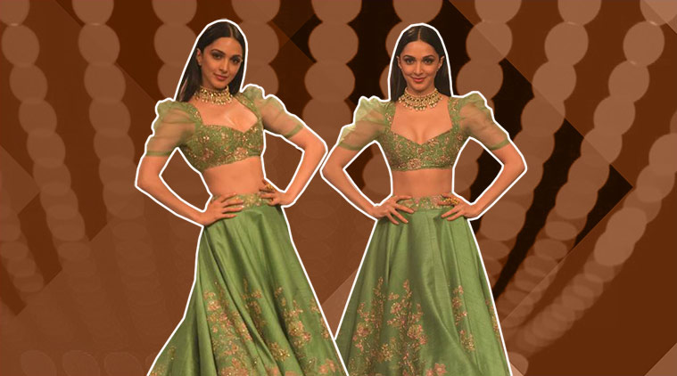 Kiara Advani, india couture week 2018, Kiara Advani india couture week 2018, Shyamal and Bhumika, celeb fashion, bollywood fashion, indian express, indian express news