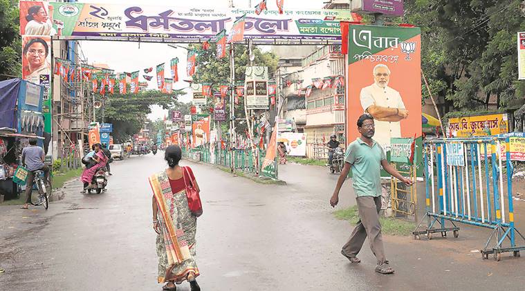 Narendra Modi, Moid in midnapore, TMC, BJP, Mamata Banerjee, Dilip Ghosh, BJP in kolkata, Indian express, latest news