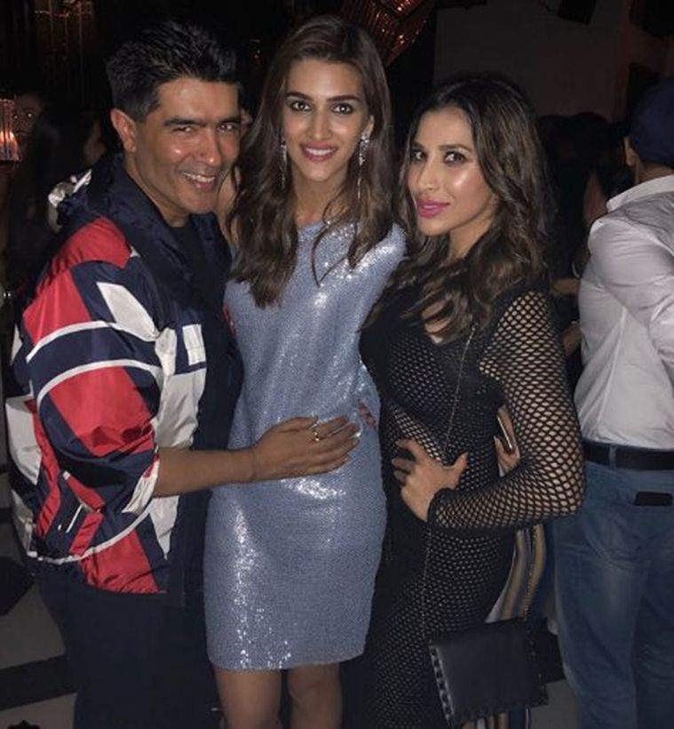 dinesh vojan, kriti sanon birthday party images 