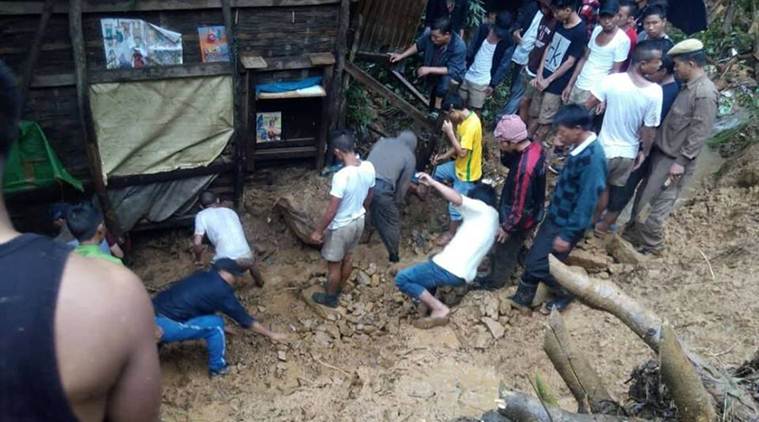 Landslides kill nine people, mostly children, in Manipur’s Tamenglong
