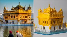 golden temple amritsar, lego golden temple, Sri Darbar Sahib, Sri Darbar Sahib lego set, viral photos, viral news, trending news, indian express