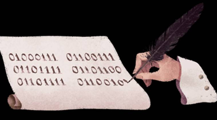 google doodle, Gottfried Wilhelm Leibniz, german physicist, german philosopher, what is google doodle today, who is on google doodle today, google doodle latest, indian express