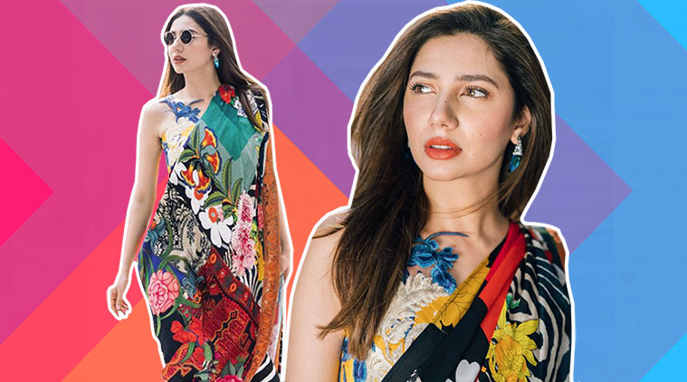 mahira khan, mahira khan in sari, mahira khan latest looks, mahira khan instagram, indian express, indian express news