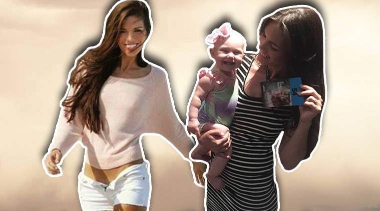 mara martin, breastfeeding, mara martin breastfeeds baby of runway, sports illustrated fashion show, sports model, swim suit model, Model breastfeeds baby on Runway, woman breastfeeds on runway, indian express, indian express news