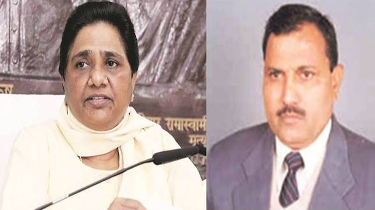 Mayawati and Veer Singh.