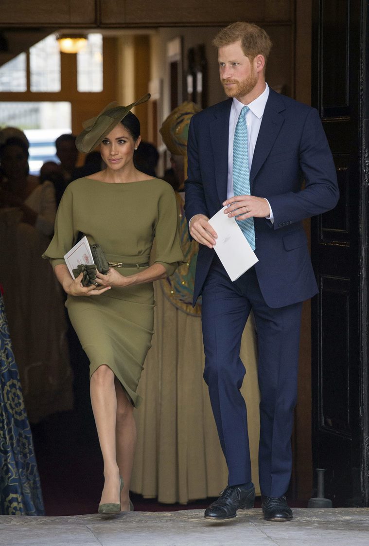 meghan markle, ralph lauren, prince louis, prince louis christening, prince harry, kate middleton, royal wedding, royal wedding 2018, meghan markle prince harry wedding, meghan markle fashion, royal fashion, meghan markle latest news, meghan markle latest photos, meghan markle updates, celeb fashion, indian express, indian express news