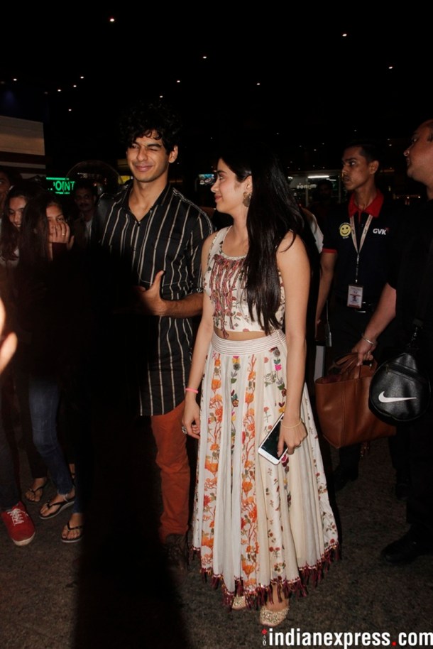 janhvi kapoor and ishaan khatter in dhadak