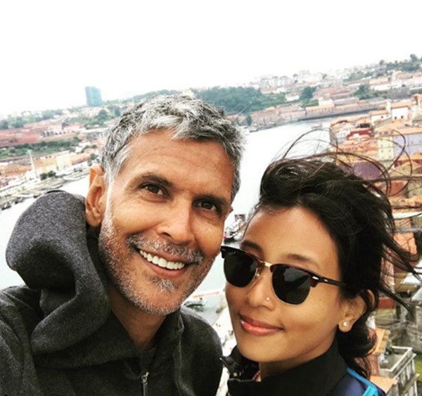 Milind Soman, Ankita Konwar