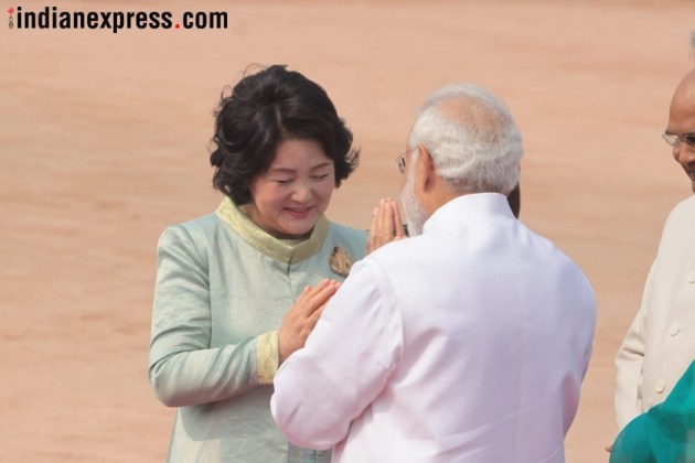 South Korea President accorded ceremonial welcome at Rashtrapati Bhawan
